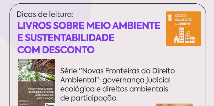 Livros sobre meio ambiente e sustentabilidade com desconto