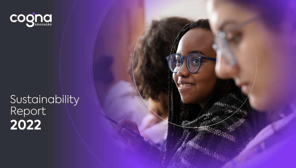 Image Cover Of The 2022 Sustainability Report - Cogna Educação (.pdf 13Mb)